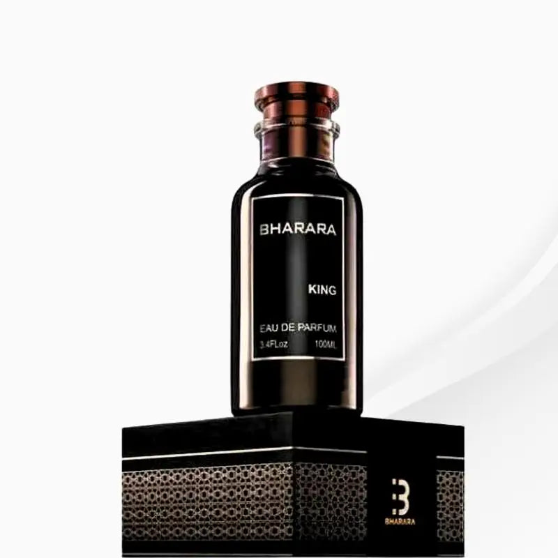 Perfumes For Men Bharara King Eau De Parfum 3.4 Oz & 1 Empty Travel Perfume Atomizer (BEST CHOICE)