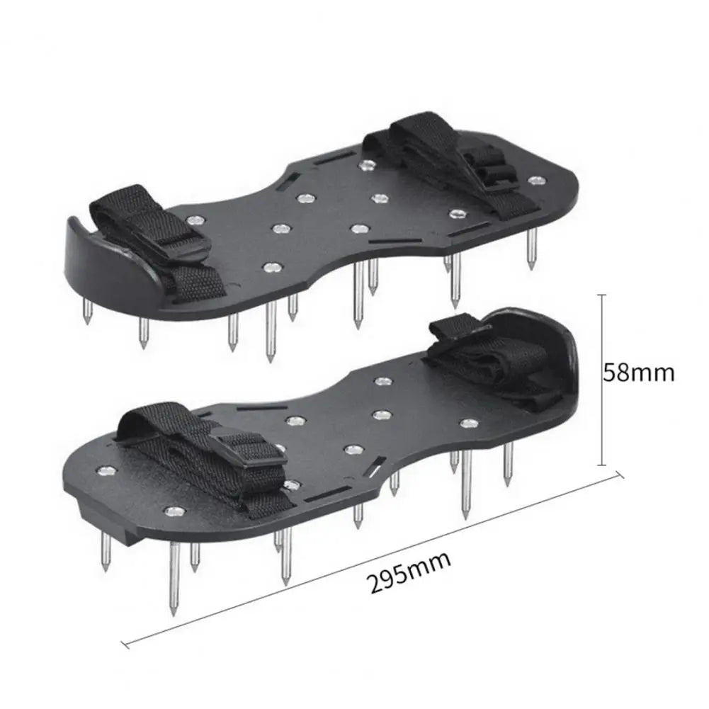 1Set Grass Spike Shoes Grass Spiked Gardening Walking Revitalizing Lawn Aerator Sandals Nail Shoes Heavy-Duty Soil Spike Sandals