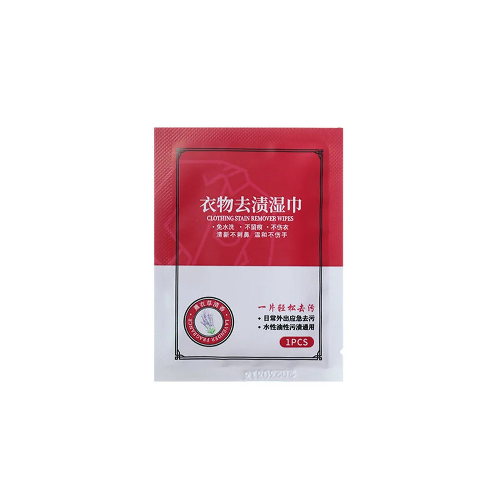 20Pcs Clothes Stain Removal Wet Wipes No Washing Cleaning Dirt Oil Removal Wipes Small White Shoes Jacket Dirt Removal Wet Wipes