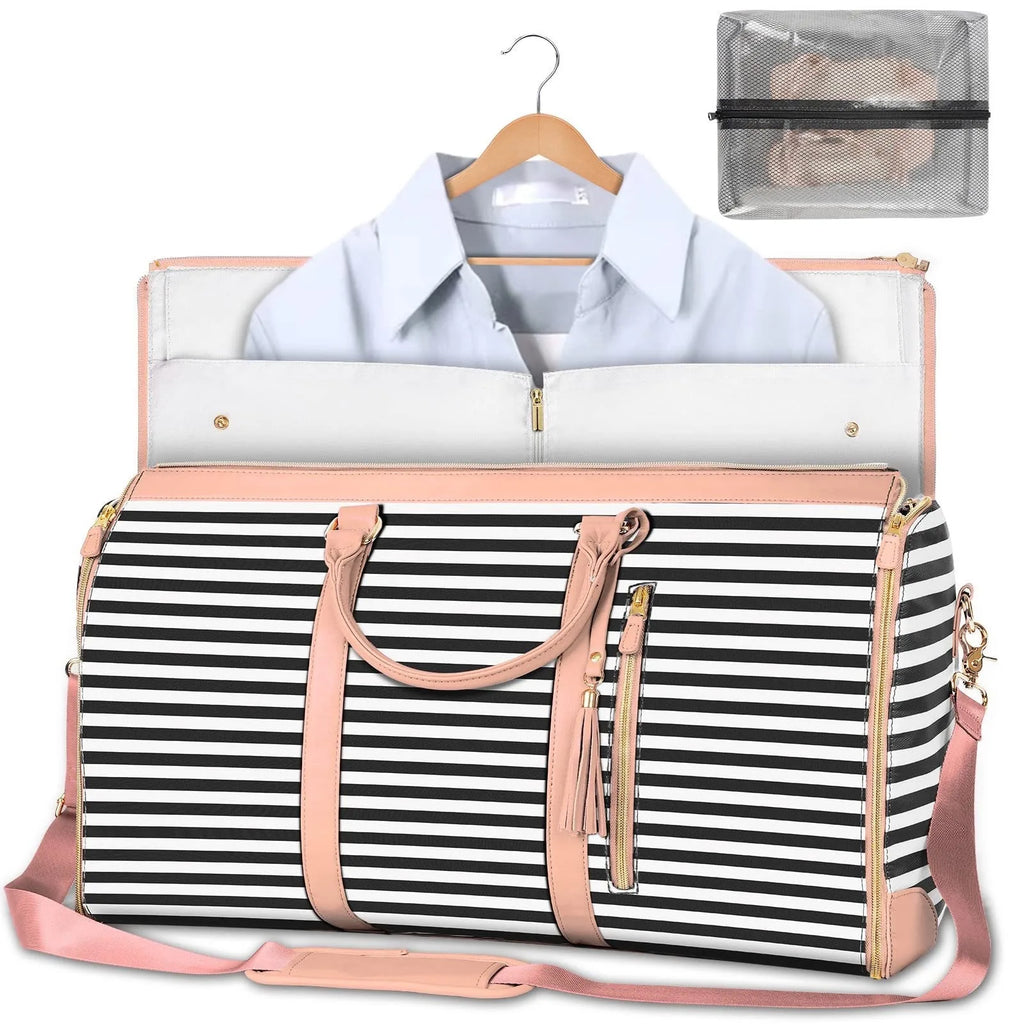 Large Capacity Travel Bag Women Duffle Folding Suit Bag Multifunctional Carry on  Personality Weekend  Tote Bags For Gym Fitness