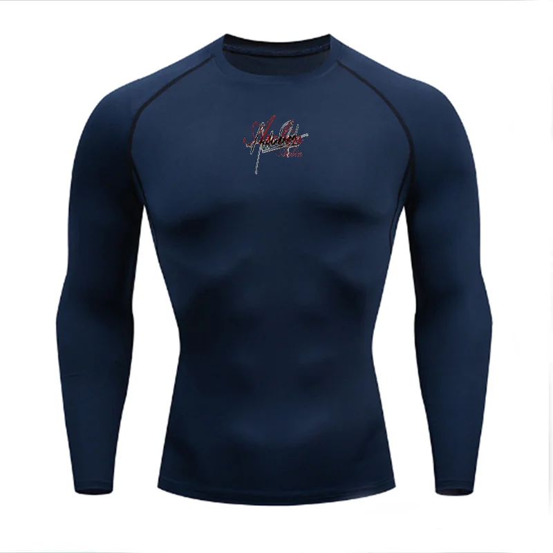 Women's quick dry Arobin-branded long sleeve top, moisture-wicking, lightweight, stylish red cursive logo with white outline,