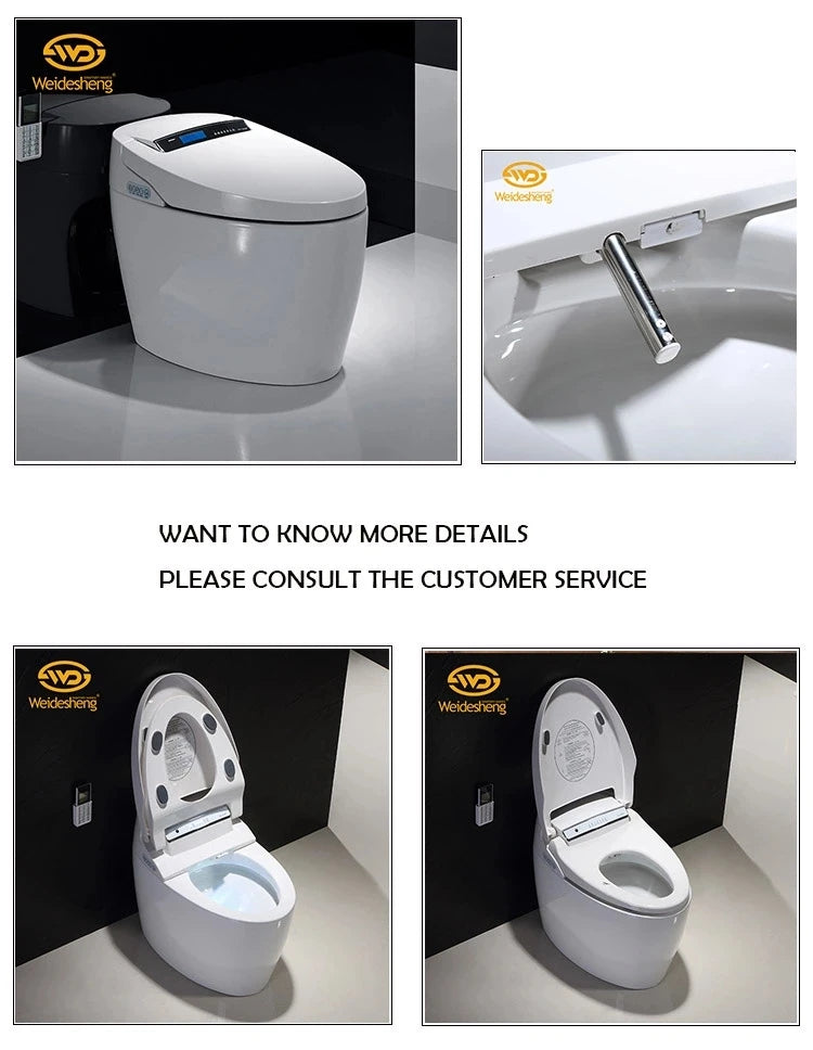 Modern Electronic Sanitary Wares Modern Economic Wc Intelligent Toilet Cheap Price