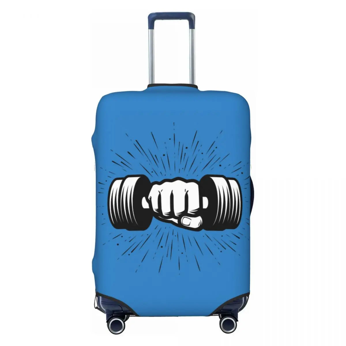 Custom Gym Fitness Logo Luggage Cover Fashion Suitcase Protector Covers Suit For 18-32 inch