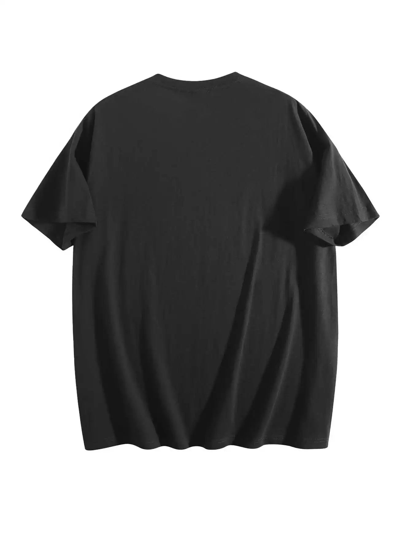 t shirt for men 2025 Fashion Basic Graphic anime Summer Breathable football tops Solid color Couple Printed sports y2k clothing