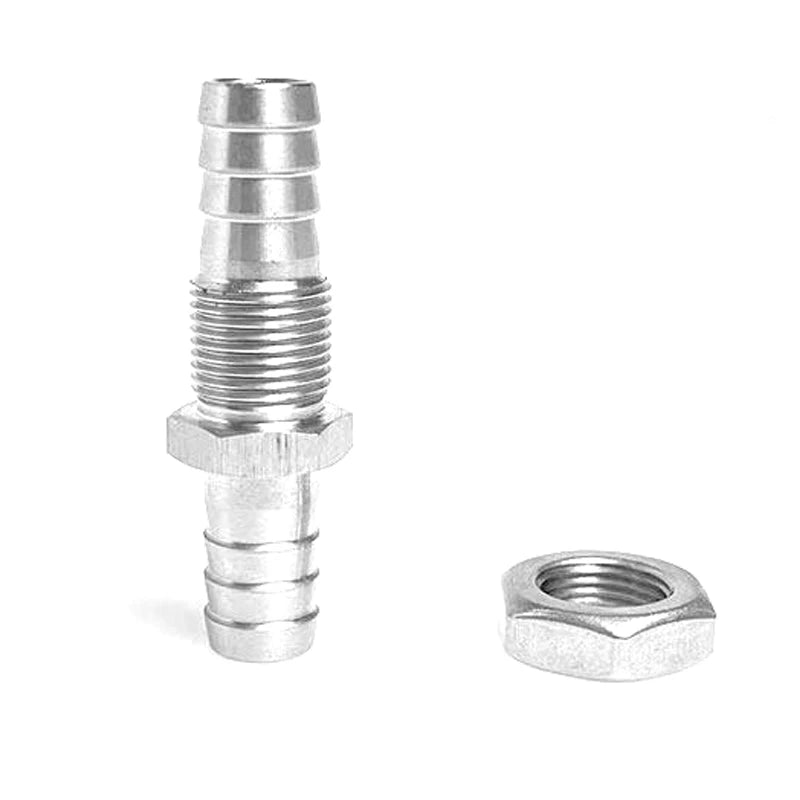Stainless Barbed Hose Tail Connector Tube Coupler Adapter Pipe Fitting Coupler Connector Adapter Bulkhead Barb Fitting 4mm~32mm