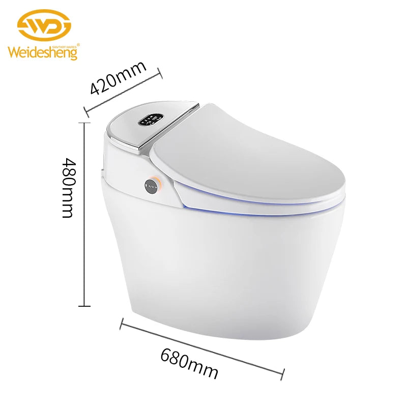 Modern Electronic Sanitary Wares Modern Economic Wc Intelligent Toilet Cheap Price