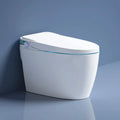 Modern Inteligente Remote Electric Automatic Flush Wc Bidet One Piece Intelligent Smart Toilet Elongated Heated Seat Dual-Flush