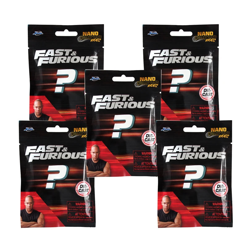 JADA 1:128 Nano Blind Bags Diecast Model Car 1.65" The Fast and the Furious Random Mini Cars JD35404