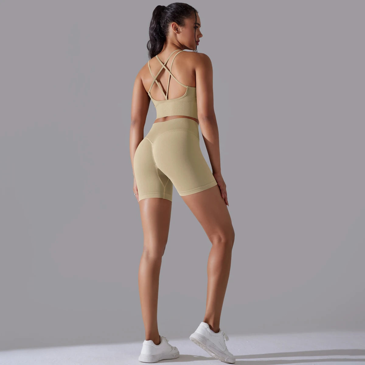 Sexy Yoga Sets Women's Tracksuit Seamless Sport Suit Running Workout Sportswear Gym Clothing Leggings Bra Fitness Suits 2 Pieces