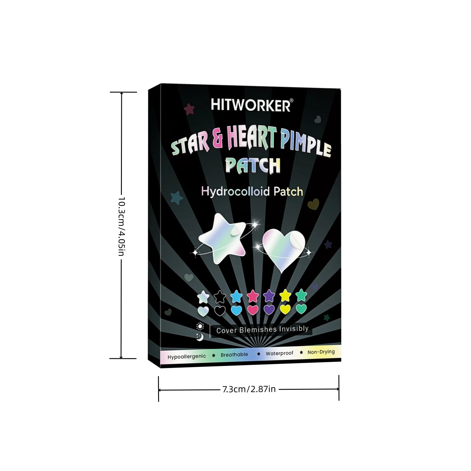 252/504/1008-Piece HITWORKER Acne Patches | Invisible Blemish Cover, Enriched with Tea Tree Oil, Gentle Cleansing