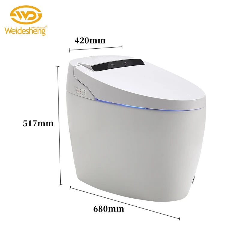 Modern Electronic Sanitary Wares Modern Economic Wc Intelligent Toilet Cheap Price