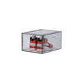 Thickened Side-Open Shoe Box Storage Box Transparent Sneaker Storage Cabinet Space Saving Plastic Anti-Oxidation Foldable