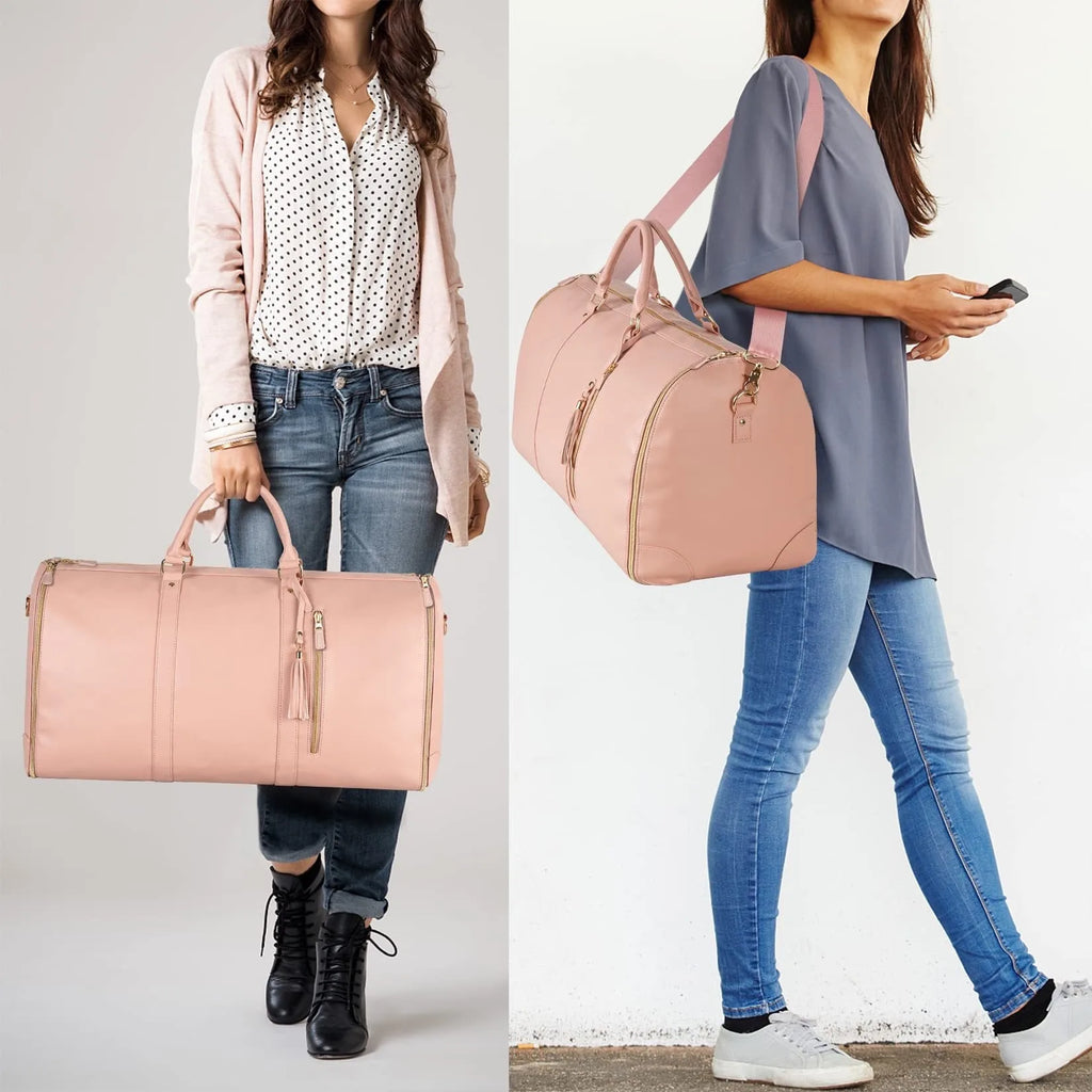 Large Capacity Travel Bag Women Duffle Folding Suit Bag Multifunctional Carry on  Personality Weekend  Tote Bags For Gym Fitness