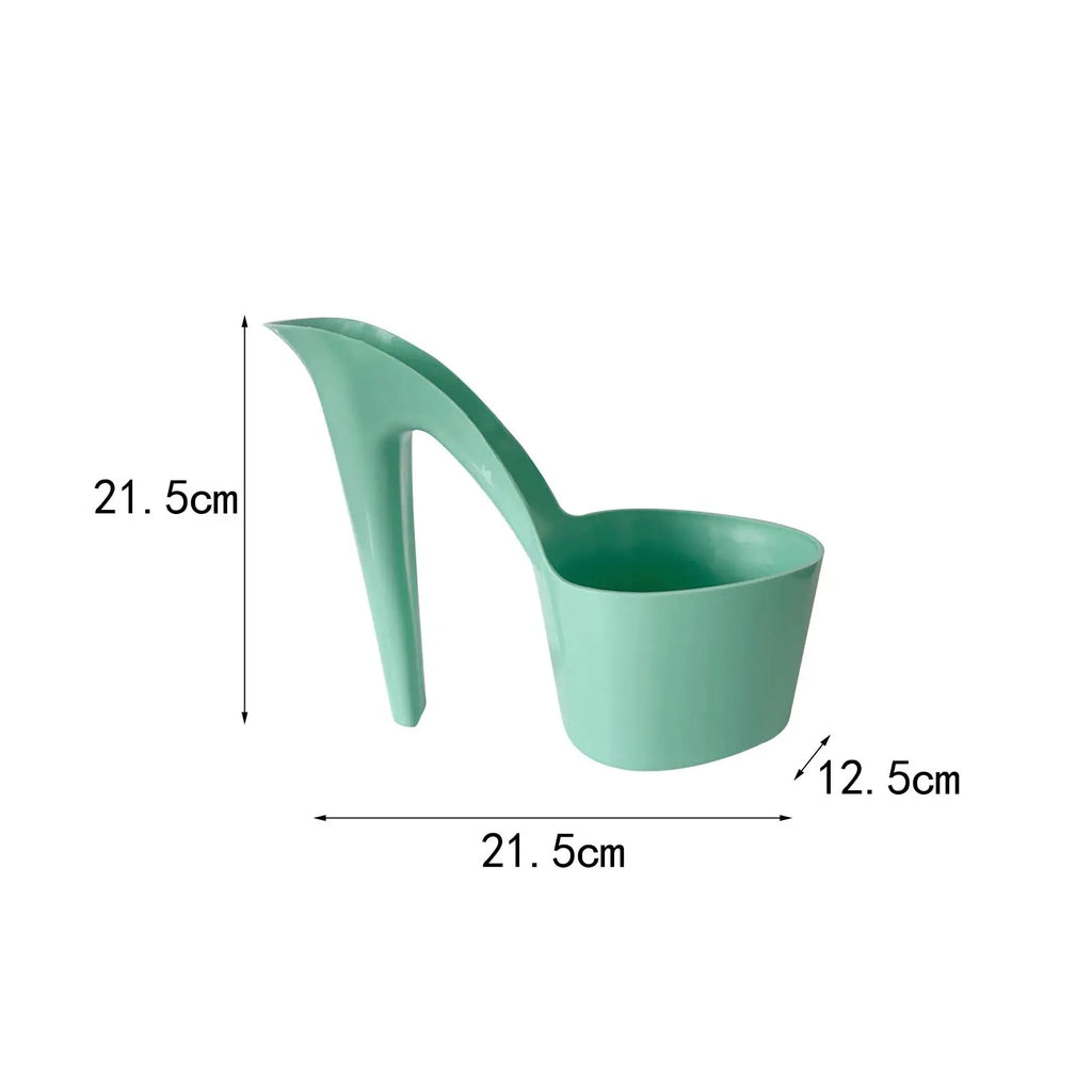 2 Pieces Flowerpots Bookshelf Decor Garden Tabletop Ornament Lady Shoe Shape Craft Making Tool Indoor Outdoor Succulent Planter