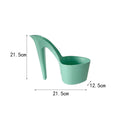 2 Pieces Flowerpots Bookshelf Decor Garden Tabletop Ornament Lady Shoe Shape Craft Making Tool Indoor Outdoor Succulent Planter