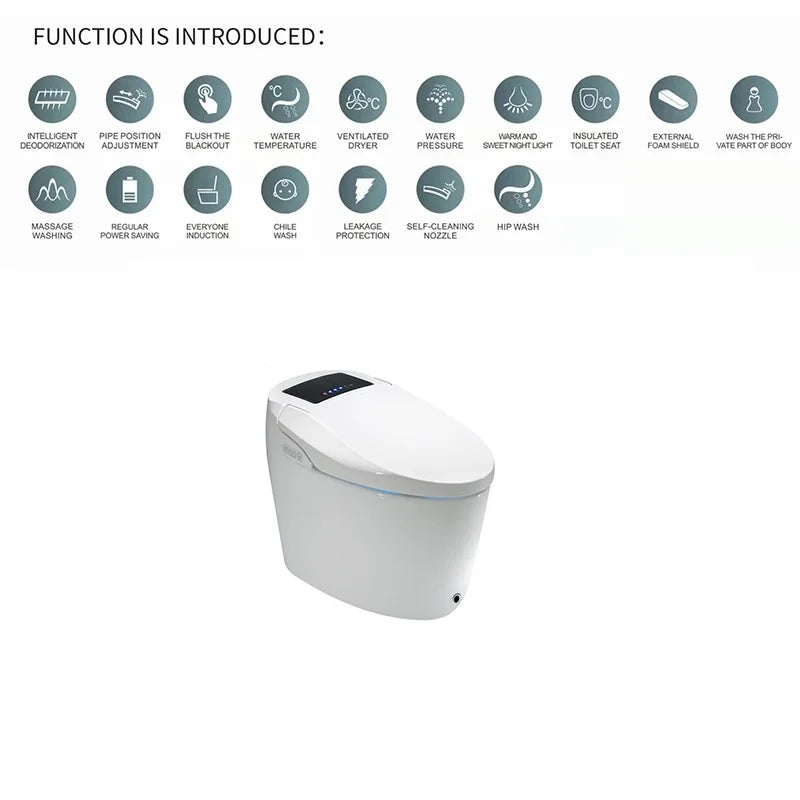 Modern Electronic Sanitary Wares Modern Economic Wc Intelligent Toilet Cheap Price