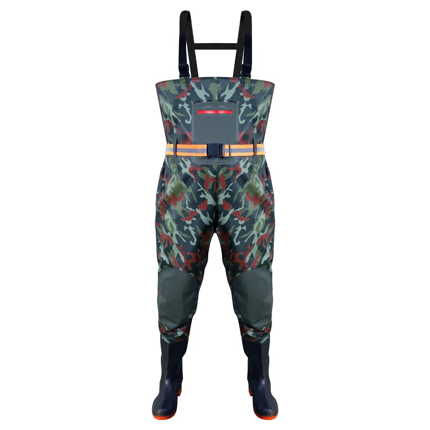 Thickened Underwater Pants Rain Pants with Rain Shoes Full Body One-piece Waterproof Clothing Catching The Sea Equipment