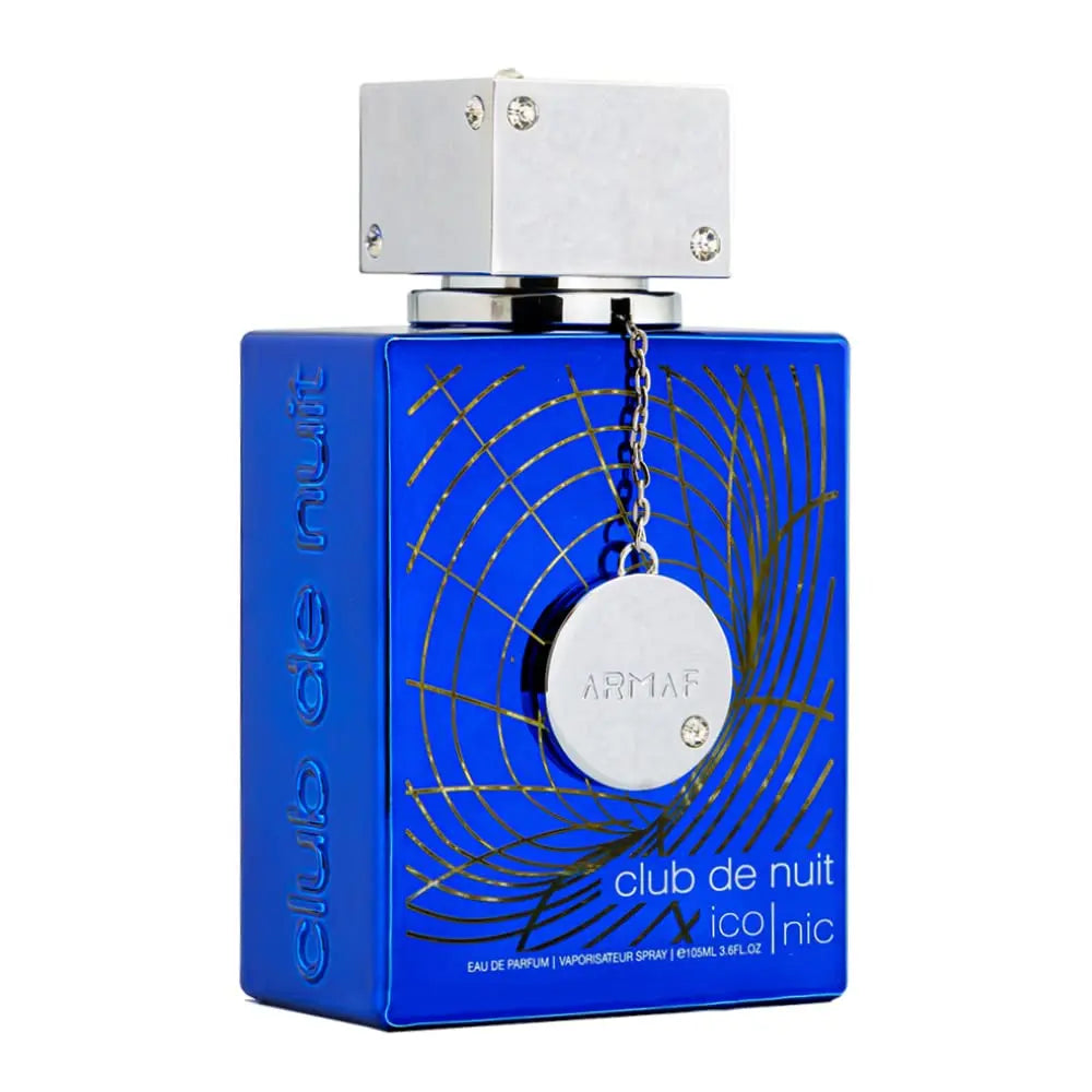 Armaf Club De Nuit Blue Iconic for Men Eau De Parfum Spray 3.6 Ounce Long Lasting Fragrance Long Lasting Fragrance Cologne