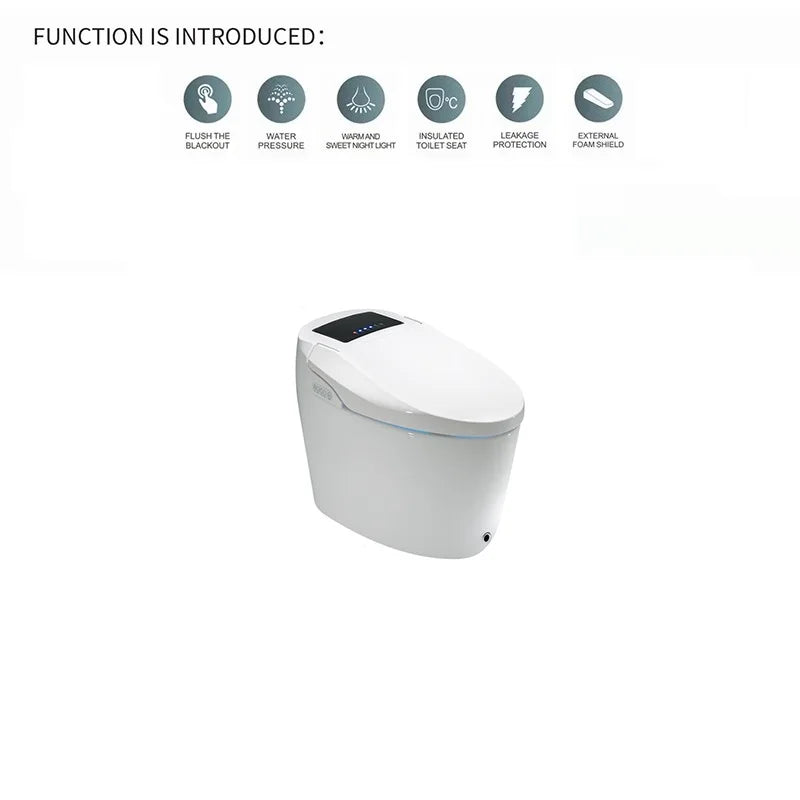 Modern Electronic Sanitary Wares Modern Economic Wc Intelligent Toilet Cheap Price
