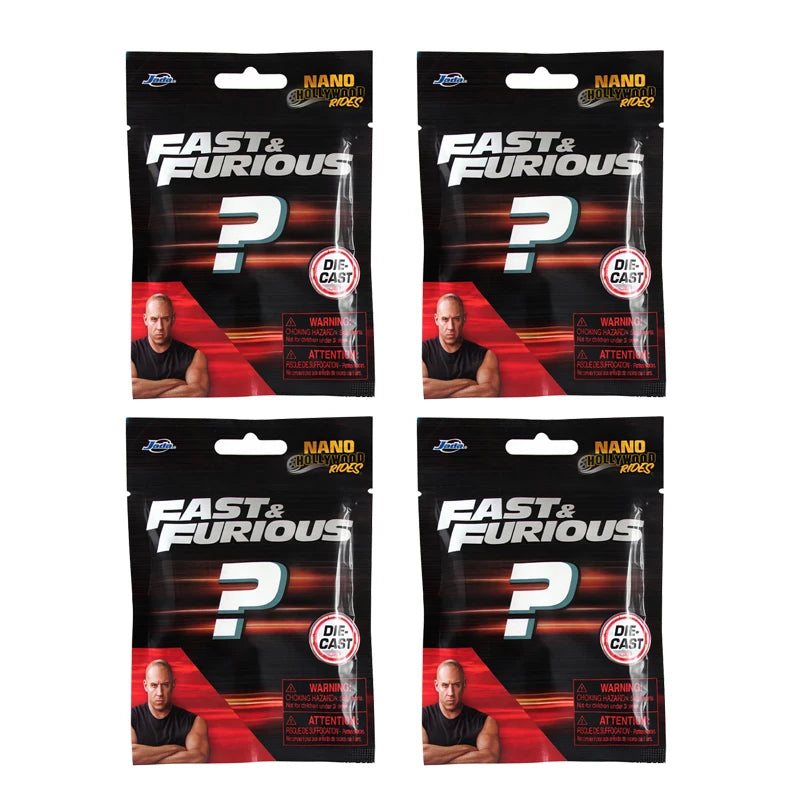 JADA 1:128 Nano Blind Bags Diecast Model Car 1.65" The Fast and the Furious Random Mini Cars JD35404