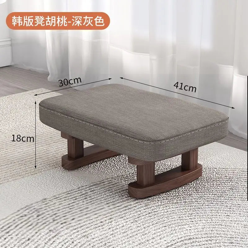 Creative Small Wood Chair Household Shoe Changing Stool Ins Sofa Living Room Foot Rest Stool Tea Table Children Bathroom Footsto