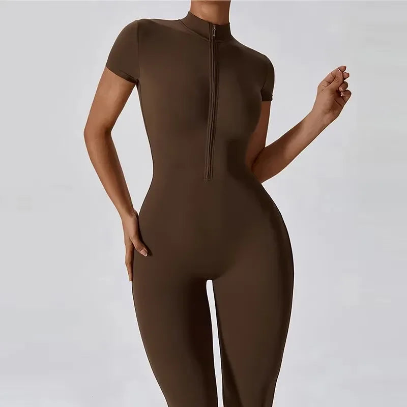 New Yoga Clothes Suit Workout Sports Set Women Bodysuits Gym Set Women Training Siamese Fitness Jumpsuit Female Sportswear