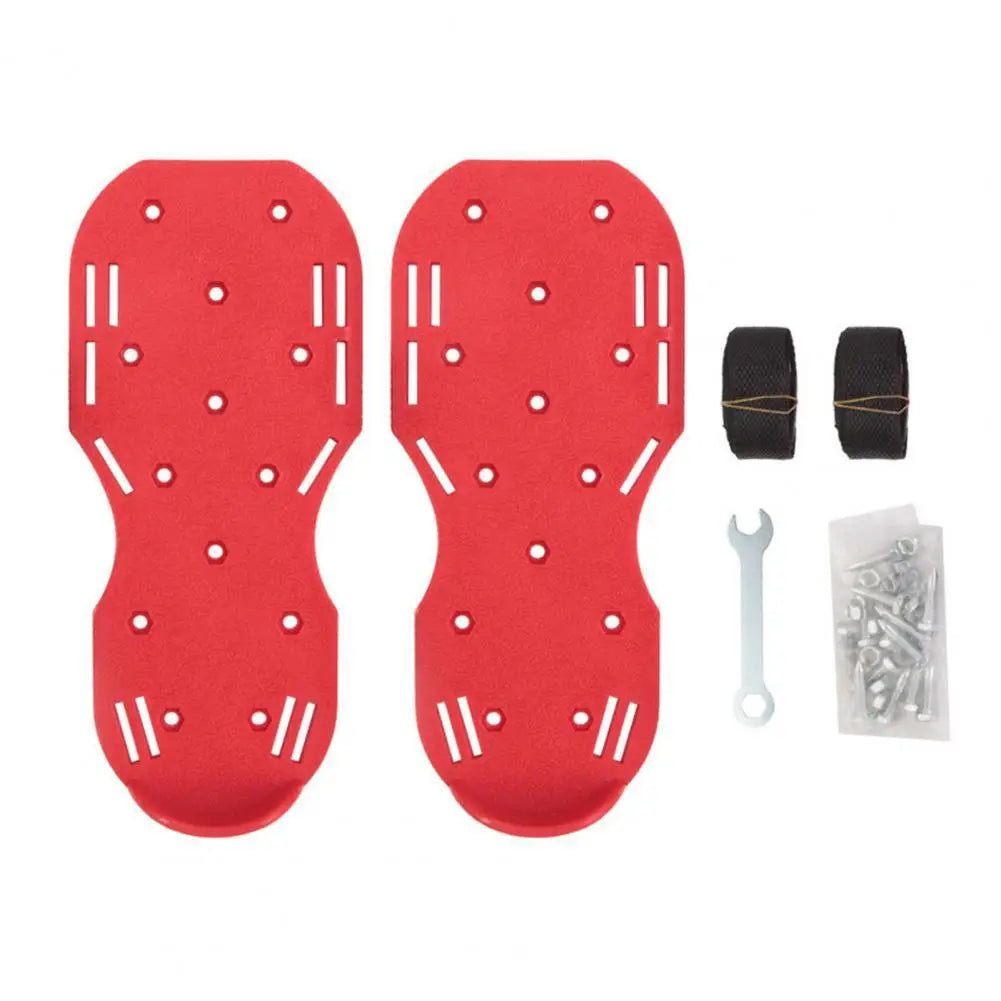 1Set Grass Spike Shoes Grass Spiked Gardening Walking Revitalizing Lawn Aerator Sandals Nail Shoes Heavy-Duty Soil Spike Sandals