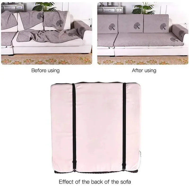 Bed Sheet Holder Clips - Elastic Non-Slip Sheet Fasteners, Adjustable Mattress Gripper for Fitted Sheets, Sofa Covers, Duve