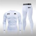 Men's Running Set Gym Jogging Thermo underwear Second skin Compression Fitness UFC Male Quick dry Track suit